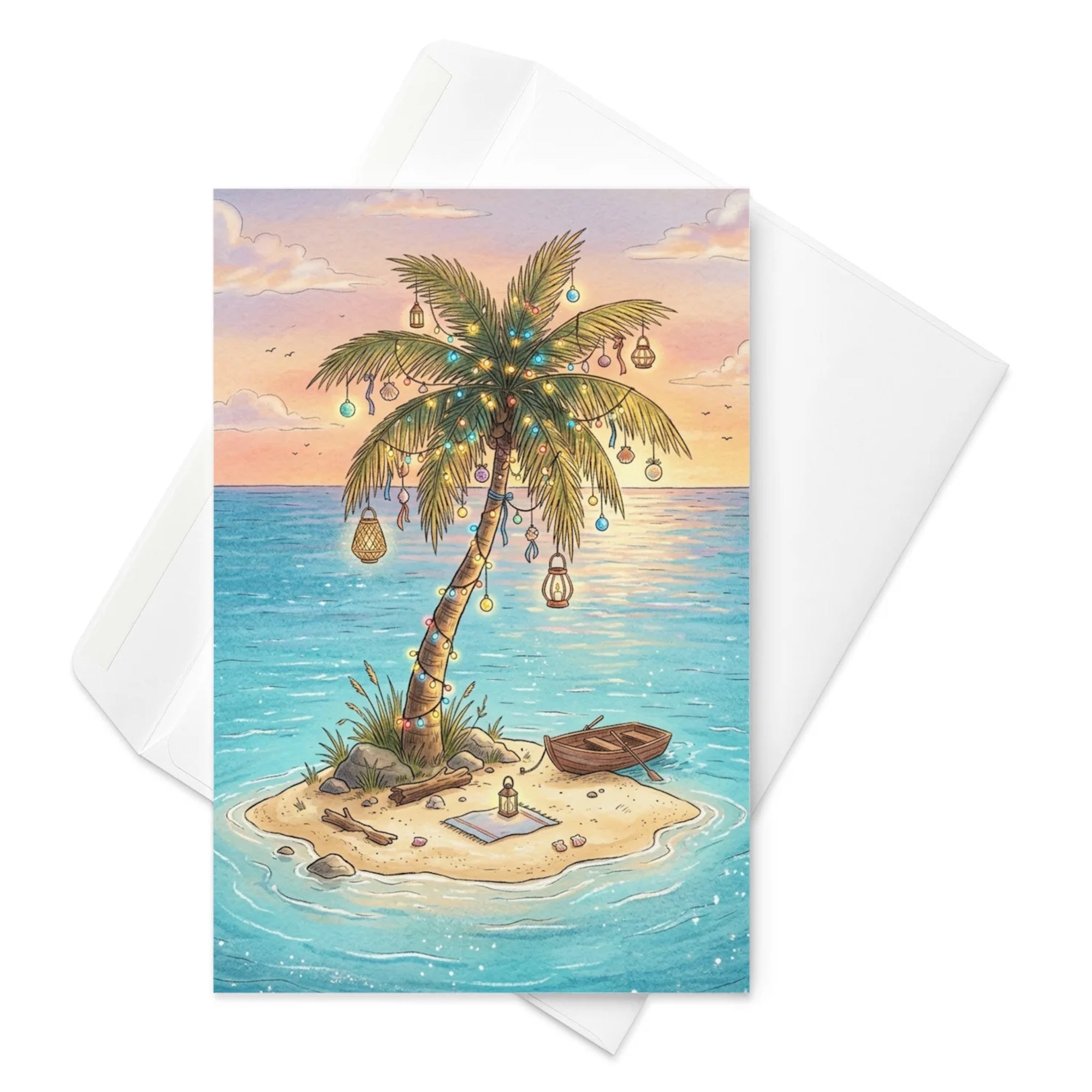 Christmas Card- Christmas Palm Tree