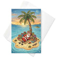 Christmas Card - Goodnight, Beach Santa