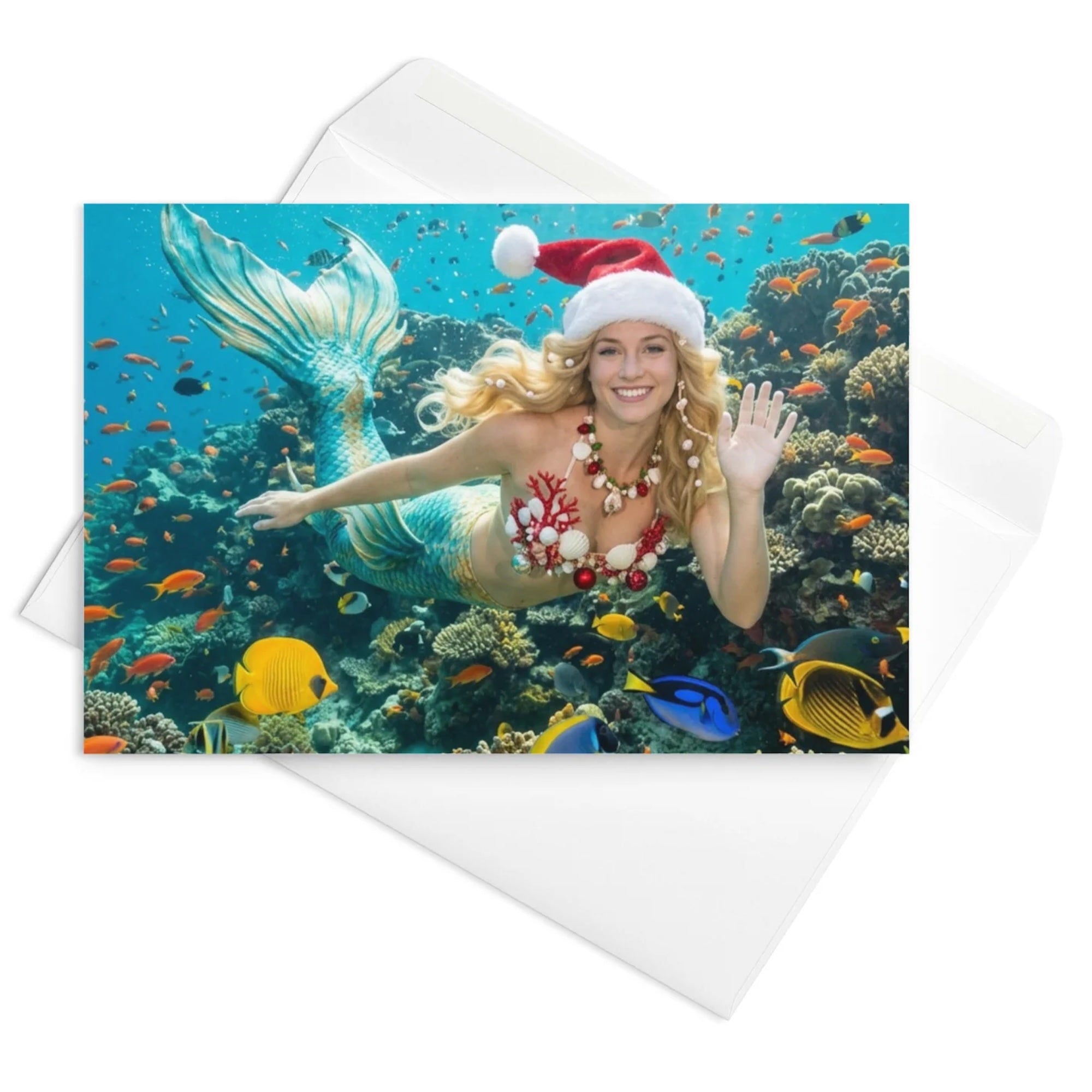 Christmas Card - Legendary Christmas Mermaid