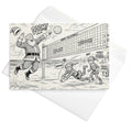 Christmas Card - Merry Beach Volleyball, Santa