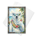 
Christmas Card - Polar Bear Beach Christmas Mahalo
