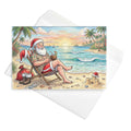 Christmas Card - Santa at the Beach on December 26