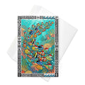 Christmas Card - School of Santa Hatted Tropical Fish