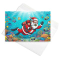 Christmas Card - Scuba Santa at the Reef