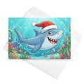 Christmnas Card - The Christmas Shark Smiles